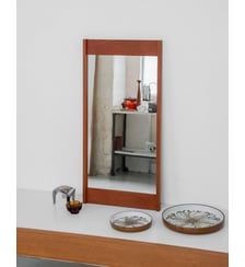 Miroir scandinave en teck Igor N°978- Produit chiné Debongout
