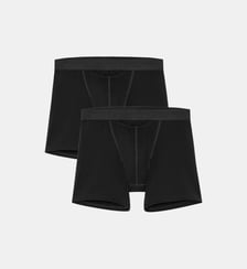Lot de 2 boxers forme shorty long en modal et microfibre Hom