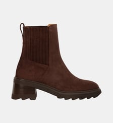 Bottines à Talons Lison Cuir Suédé Bobbies