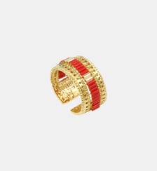 Bague medium ajustable   doré à l'or fin - Alicudi Satellite