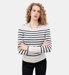 Pull mjuliana - Motif rayures - Viscose lenzing ecovero Caroll