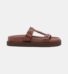 Mules plateforme Luana en cuir Jonak