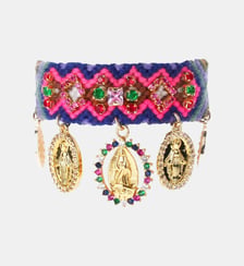 Bracelet tissé avec perles et pampilles CRUZES Hipanema