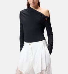 Body à encolure asymétrique Pinko