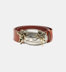 Ceinture 3,5 cm en cuir avec boucle Oval D chérubin Diesel
