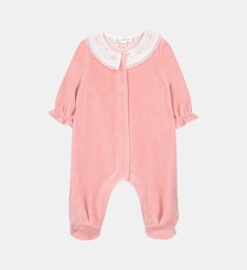 Pyjama - Pêche velours col volanté Tartine Et Chocolat