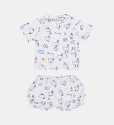 Ensemble pour bébé avec imprimé allover Marni