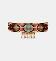 Bracelet perles tissées et cabochon central PRAVEEN Hipanema