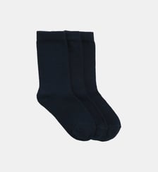 Chaussettes unies par lot de 3 Cyrillus