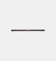 Ceinture fine en cuir Maje