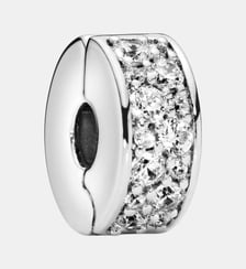 Charm Clip Pavé Transparent Pandora