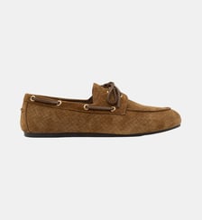 Chaussures bateau en cuir velours - ONDINE Gerard Darel