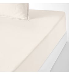 Drap housse lin lavé, bonnet 35 cm La Redoute Interieurs