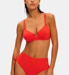 Haut de maillot de bain triangle avec armatures cachées - Orange Grenadier Simone Pérèle