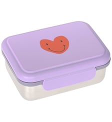 Boîte à goûter/Lunch box inox Little Gang coeur Lassig