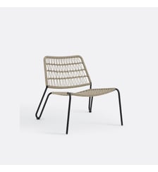 Fauteuil bas de jardin en corde tressée La Redoute Interieurs