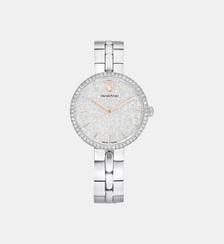 Montre Cosmopolitan, Fabriqué en Suisse, Bracelet en métal, Acier inoxydable Swarovski