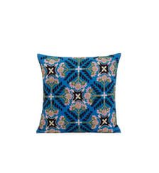 Housse De Coussin  Coton rebrodé d'une broderie florale Madura