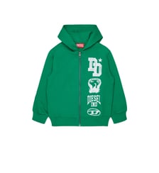 Sweat zippé avec logo Diesel Kids