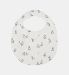 Bavoir -  coton imprimé ourson Tartine Et Chocolat