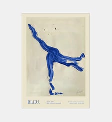 Poster   Bleu - The Poster Club x Lucrecia Rey Caro Poster & Frame