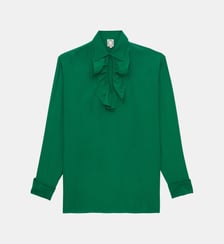 Chemise Ortiz Verte Ines de la Fressange Paris
