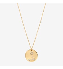 Collier doré poisson - galaxie - Poisson Caroline Najman