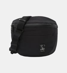 sac bandoulière en nylon vert Agnès b.