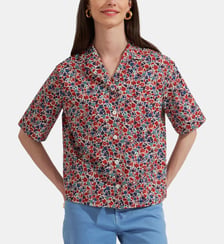 Chemise Boxy Shirt Zia Blue La DoubleJ