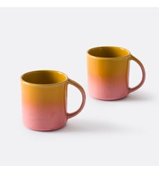 Lot de 2 mugs en grès émail réactif La Redoute Interieurs