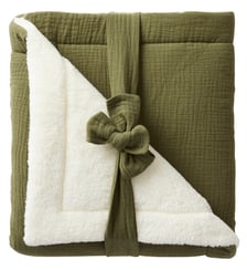 Couverture polaire vert de gris BB & Co