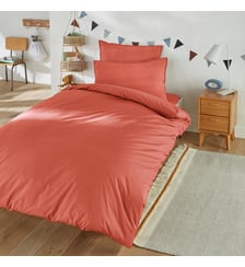 Housse couette enfant percale coton bio Scenario La Redoute Interieurs