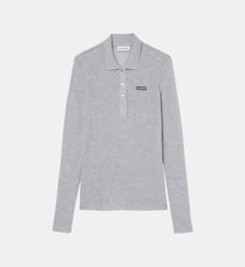 Polo manches longues jersey doux slim fit Lacoste