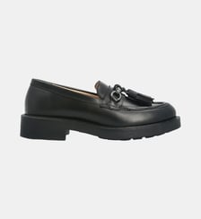 Mocassin pampille sienne - cuir lisse Manfield