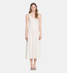 Robe longue en maille strassée Sandro