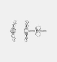 Boucles d'oreilles Épisode indélébile en Argent La Garçonne Diamant