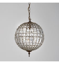 Suspension boule à pampilles Ø30 cm La Redoute Interieurs