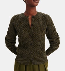 Cardigan à torsades Bompard