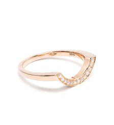 Bague Intrépide grand arc pavée Loyal.e Paris