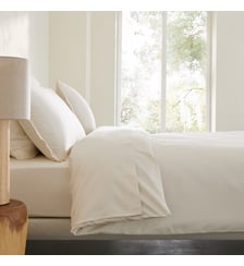 Housse de couette en satin de coton lavé 200 fils AM.PM