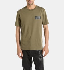 T-shirt avec étiquette Balmain Vintage en cuir Balmain