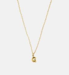 Collier à pendentif lettre G acier inoxydable Balaboosté