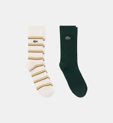 Lot de 2 paires de chaussettes Lacoste