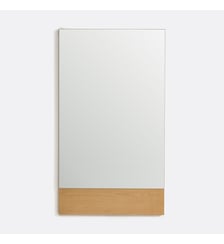 Miroir d'entrée plaqué chêne H140 cm La Redoute Interieurs