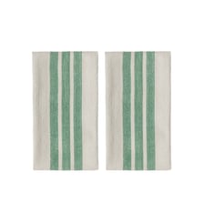 Lot de 2 serviettes en coton à rayures OYOY