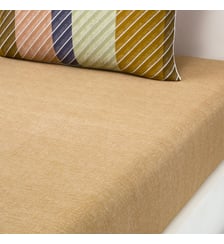Drap housse en satin de coton lavé Desforges