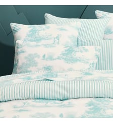 Taie d'oreiller percale de coton Garnier Thiebaut