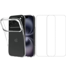 Pack iPhone 17 Pro coque + verre trempé X2 Essentiel B