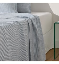 Drap plat en lin lavé La Redoute Interieurs