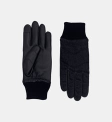 Gants Snowy Denim Homme Cuir Doublés Alpaga Agnelle